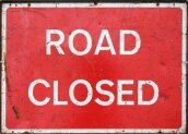 Road Closed Sign