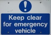 Keep Clear Sign 2