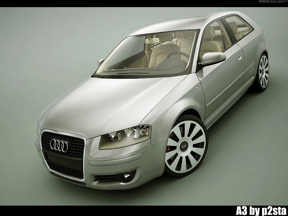 Audi A3 by P2sta in 3D Car Gallery || Rating: 4.78